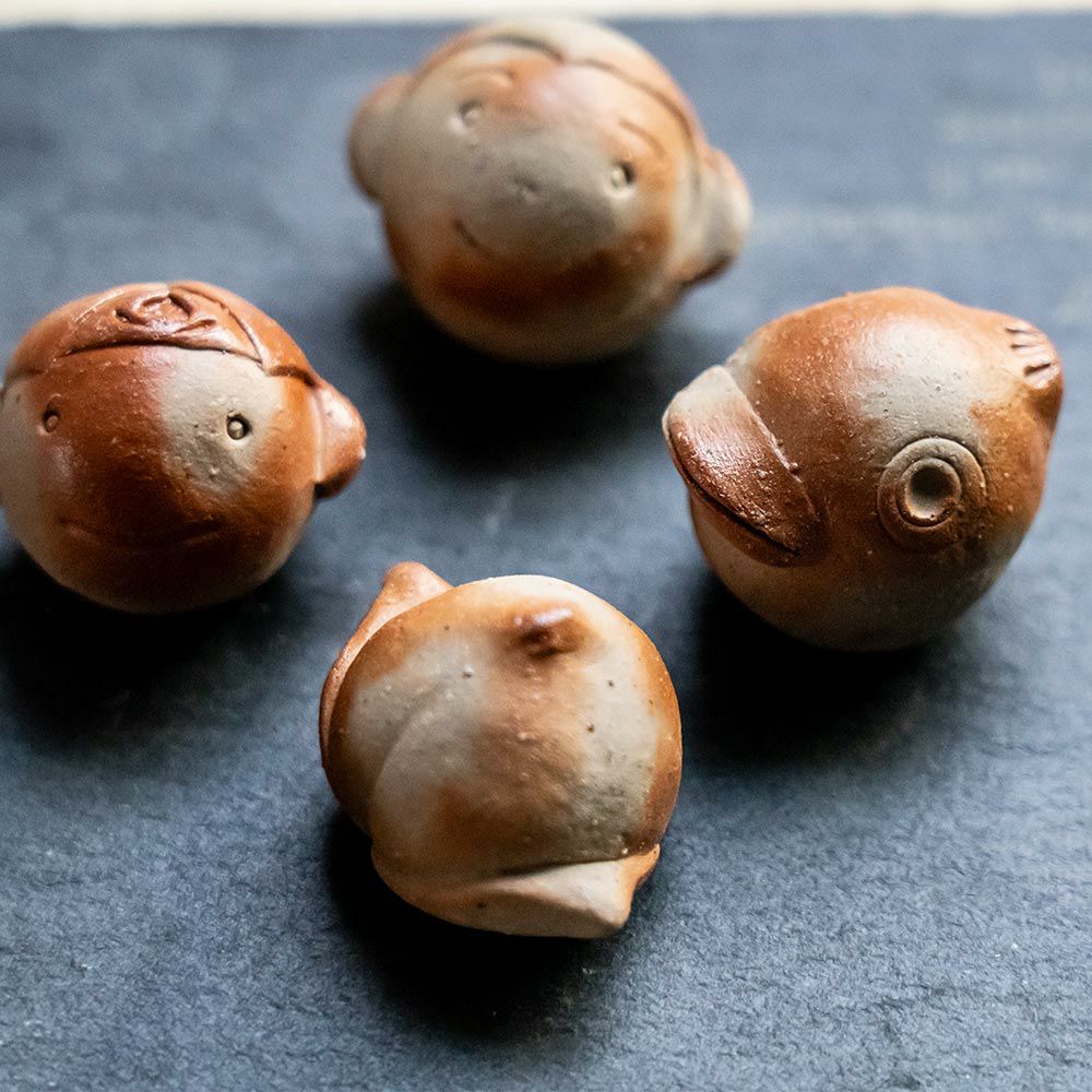 桃太郎備前玉6個セット岡山備前焼浄化炊飯