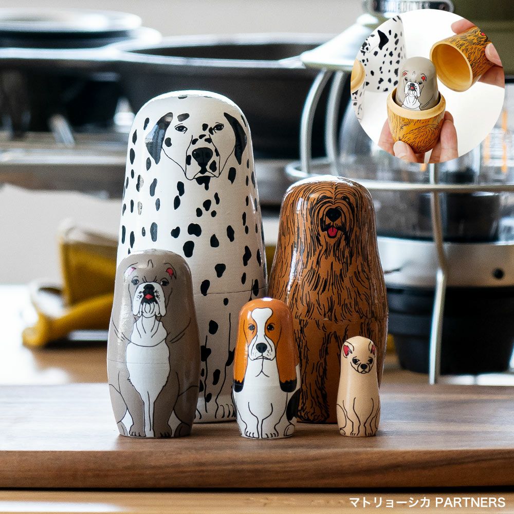 マトリョーシカPARTNERSMIDORIKOMATSUDETAILロシア人形