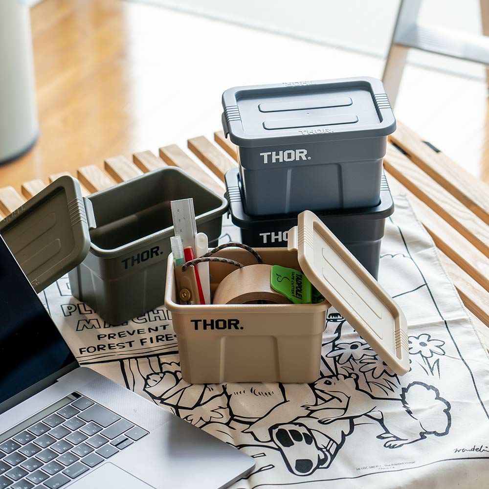 ThorMiniTotesWithLid卓上コンテナボックス収納