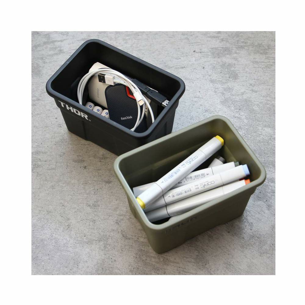 ThorMiniTotesWithLid卓上コンテナボックス収納