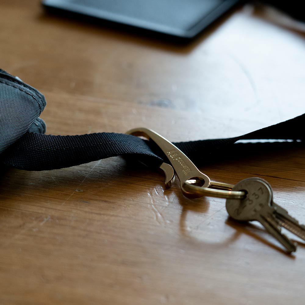 キーリングキーホルダーA&FUフッククリップエイアンドエフ