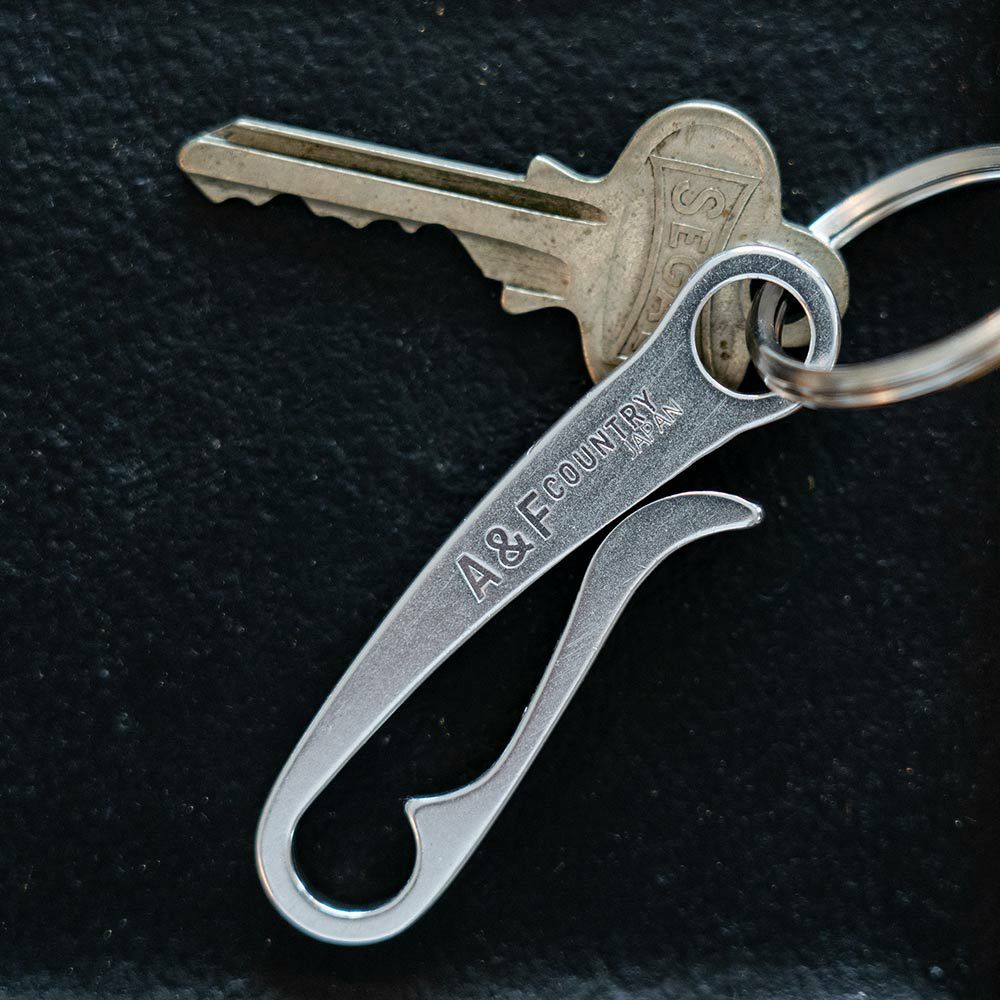 キーリングキーホルダーA&FUフッククリップエイアンドエフ