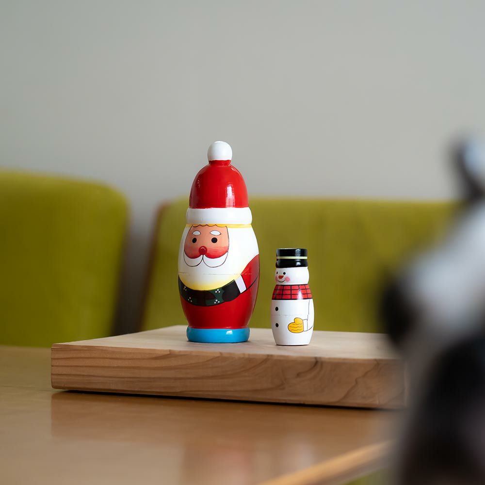 SANTACRYOSHKANORDマトリョーシカサンタクロースクリスマスDETAILオブジェ北欧