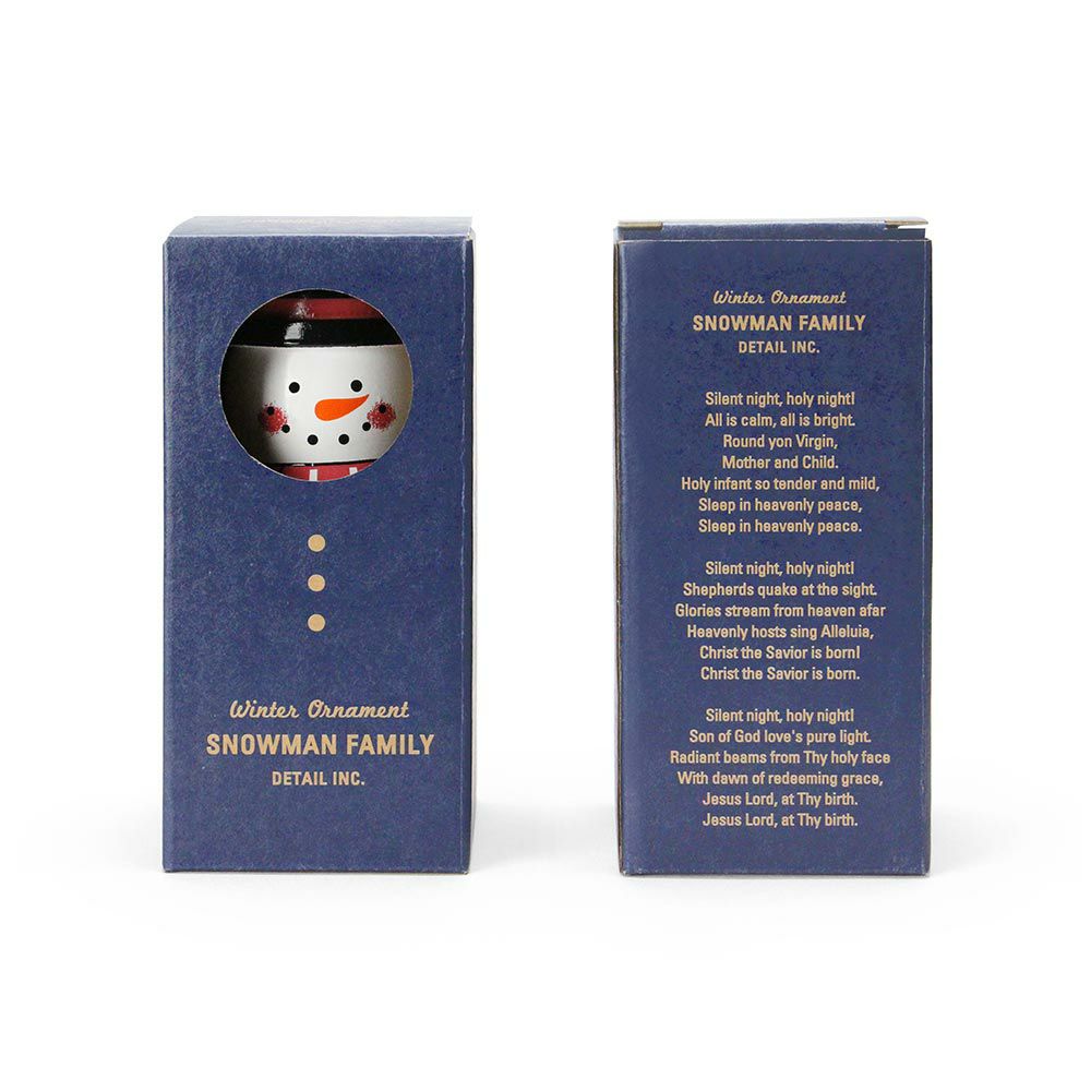 SNOWMANFAMILYマトリョーシカスノーマンファミリーDETAIL雪だるまオブジェ北欧