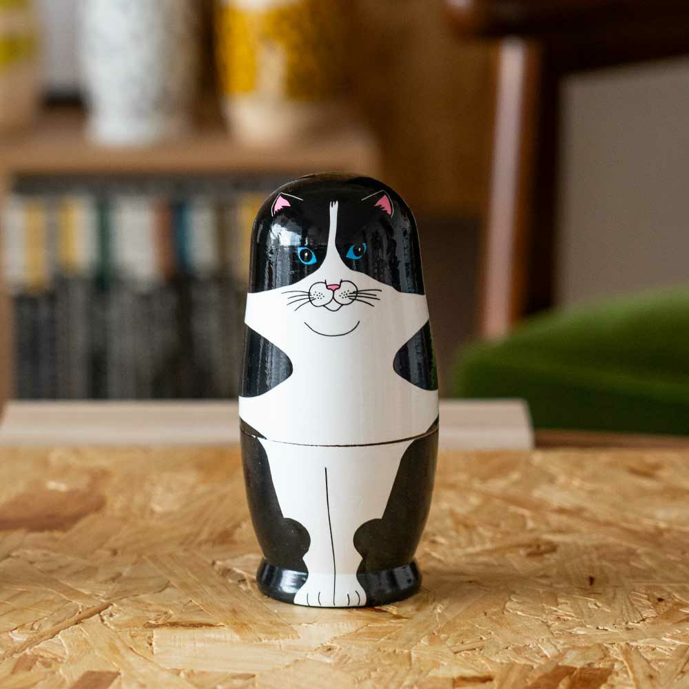 マトリョーシカFeline5MIDORIKOMATSUDETAILオブジェ猫置物