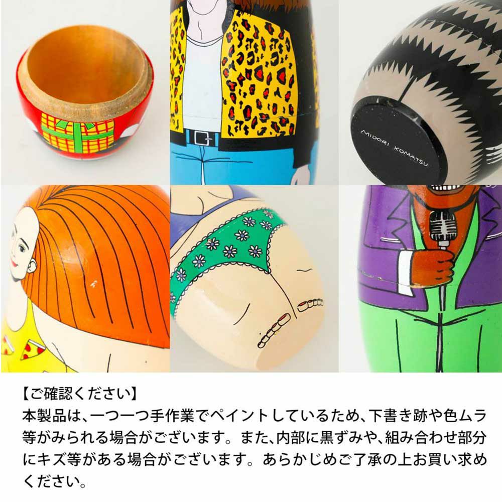 マトリョーシカFeline5MIDORIKOMATSUDETAILオブジェ猫置物