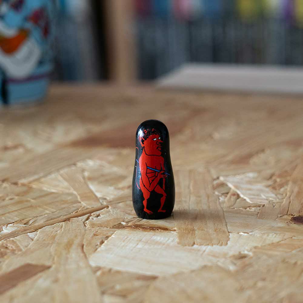 マトリョーシカ27MIDORIKOMATSUDETAILオブジェロックスターミュージシャン