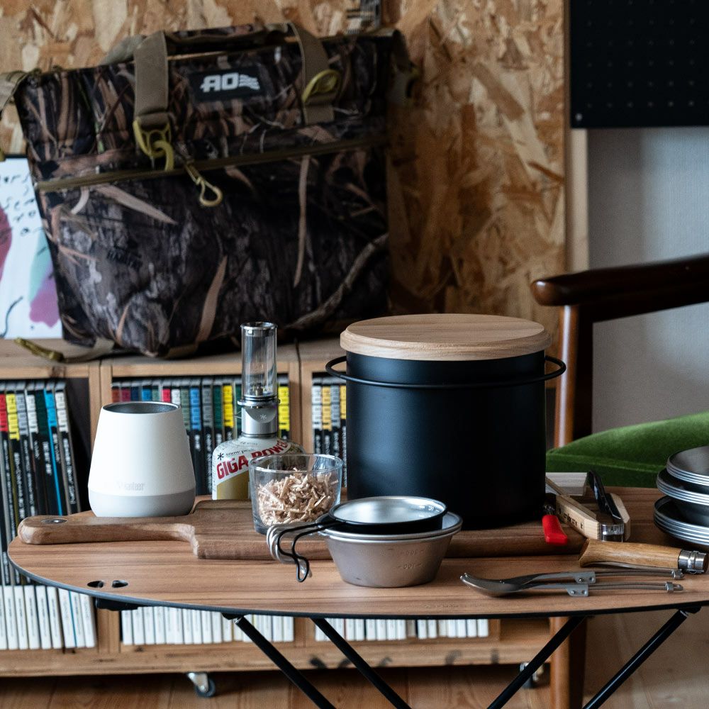 家具銘木のカール・スモークチップ燻製アウトドアキャンプ日本製国産