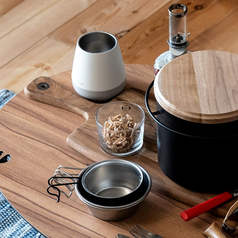 家具銘木のカール・スモークチップ燻製アウトドアキャンプ日本製国産