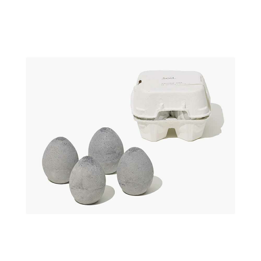 ソイルドライングエッグ4個セットsoilDryingEgg調湿脱臭剤珪藻土