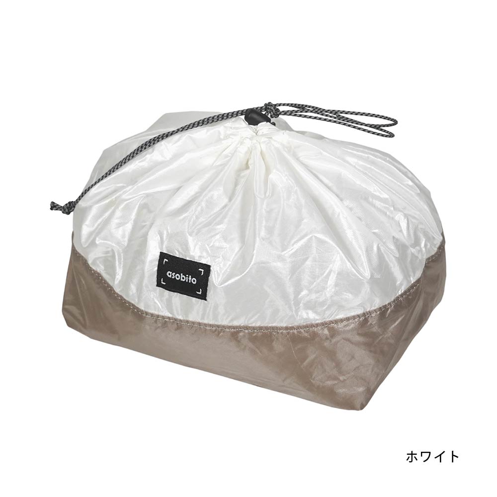 asobitoアソビトスタッフサックL10L軽量ポーチ巾着