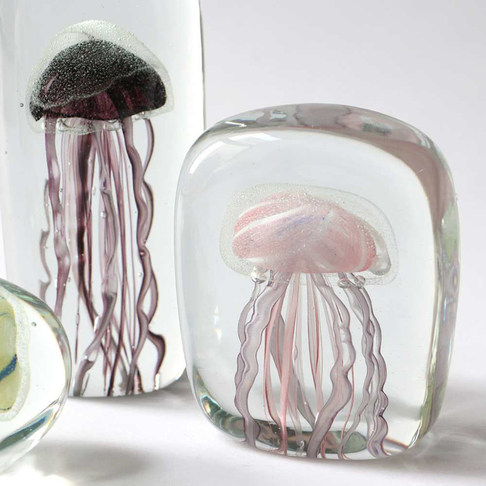 DETAILJellyfishペーパーウェイトPaperWeightガラスオブジェクラゲHEREbyDETAIL